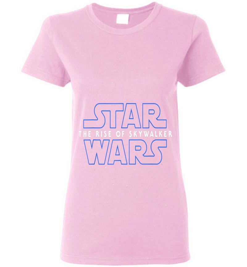Inktee Store - Star Wars The Rise Of Skywalker Episode 9 Movie Space Logo Womens T-Shirt Image