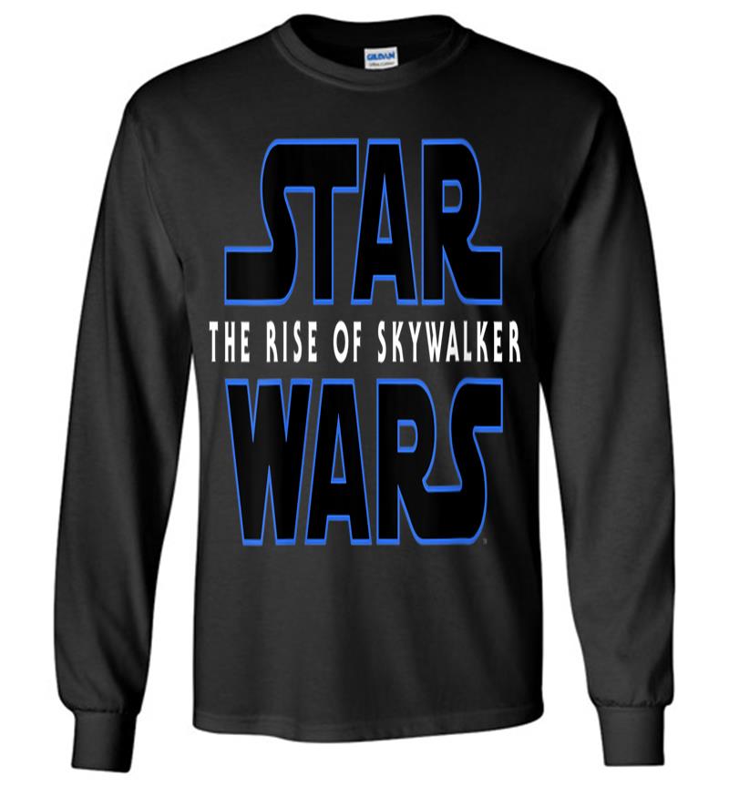 Star Wars The Rise Of Skywalker Movie Logo C1 V-Neck Long Sleeve T-Shirt