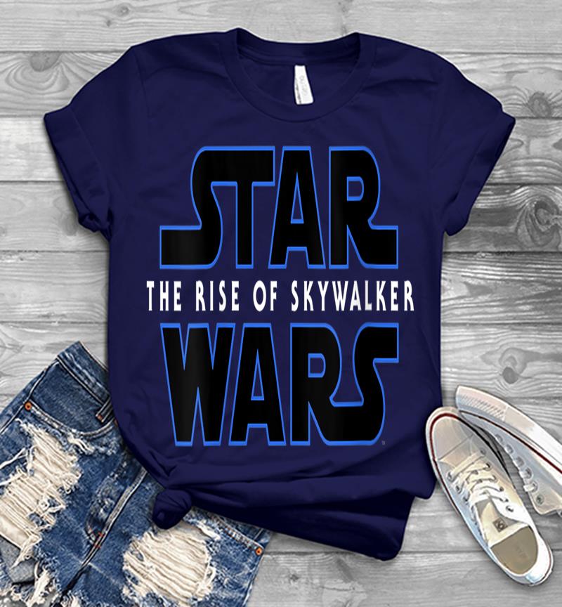 Inktee Store - Star Wars The Rise Of Skywalker Movie Logo C1 V-Neck Mens T-Shirt Image