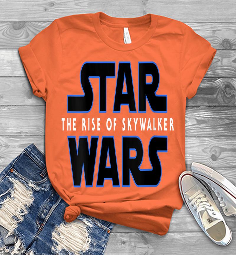 Inktee Store - Star Wars The Rise Of Skywalker Movie Logo C1 V-Neck Mens T-Shirt Image
