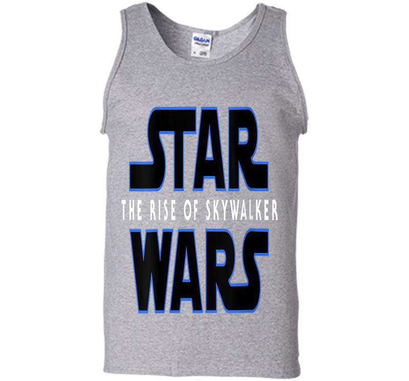 Inktee Store - Star Wars The Rise Of Skywalker Movie Logo C1 V-Neck Mens Tank Top Image