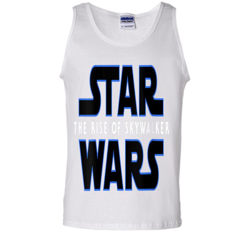 Inktee Store - Star Wars The Rise Of Skywalker Movie Logo C1 V-Neck Mens Tank Top Image