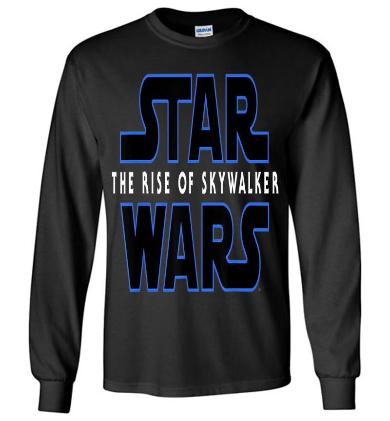 Star Wars The Rise Of Skywalker Movie Logo C3 Long Sleeve T-Shirt