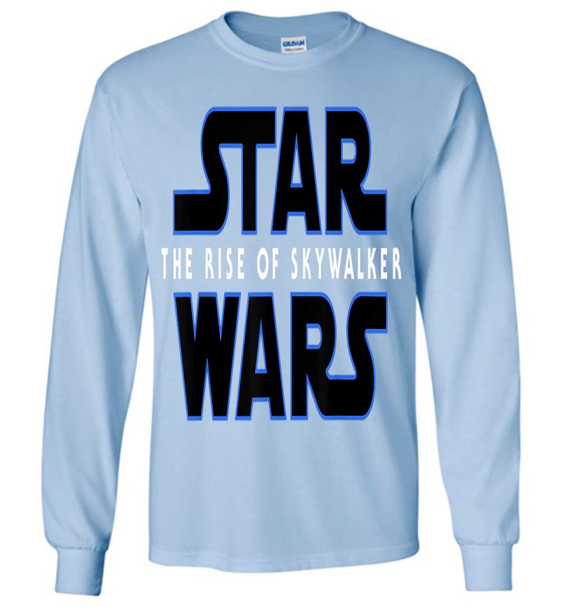 Inktee Store - Star Wars The Rise Of Skywalker Movie Logo C3 Long Sleeve T-Shirt Image