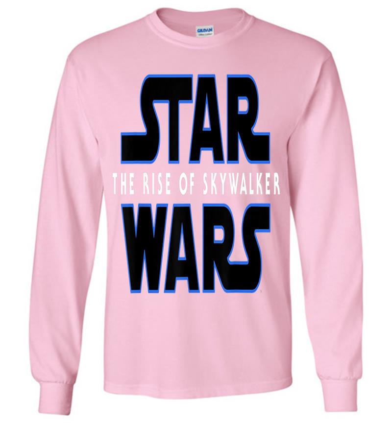 Inktee Store - Star Wars The Rise Of Skywalker Movie Logo C3 Long Sleeve T-Shirt Image