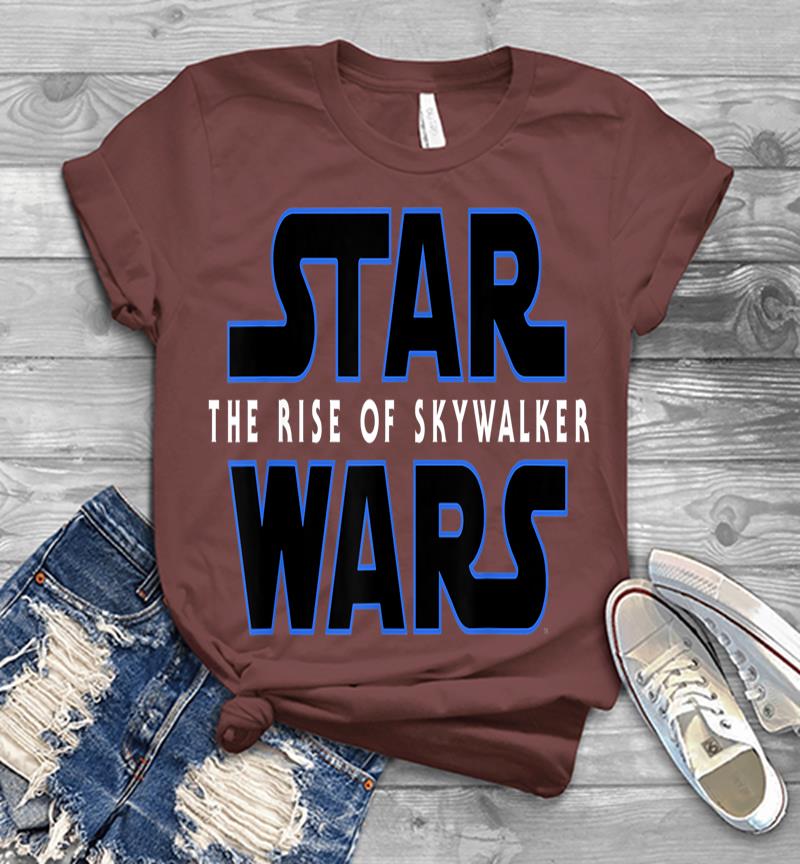 Inktee Store - Star Wars The Rise Of Skywalker Movie Logo C3 Mens T-Shirt Image