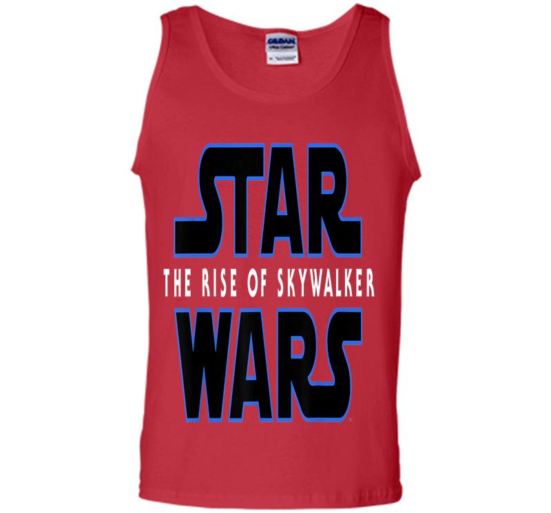 Inktee Store - Star Wars The Rise Of Skywalker Movie Logo C3 Mens Tank Top Image