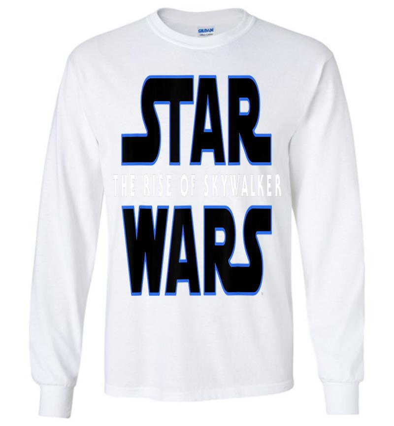 Inktee Store - Star Wars The Rise Of Skywalker Movie Logo Long Sleeve T-Shirt Image