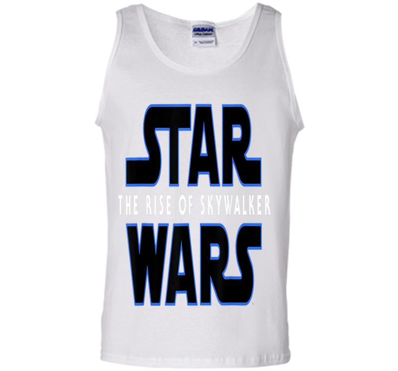 Inktee Store - Star Wars The Rise Of Skywalker Movie Logo Mens Tank Top Image