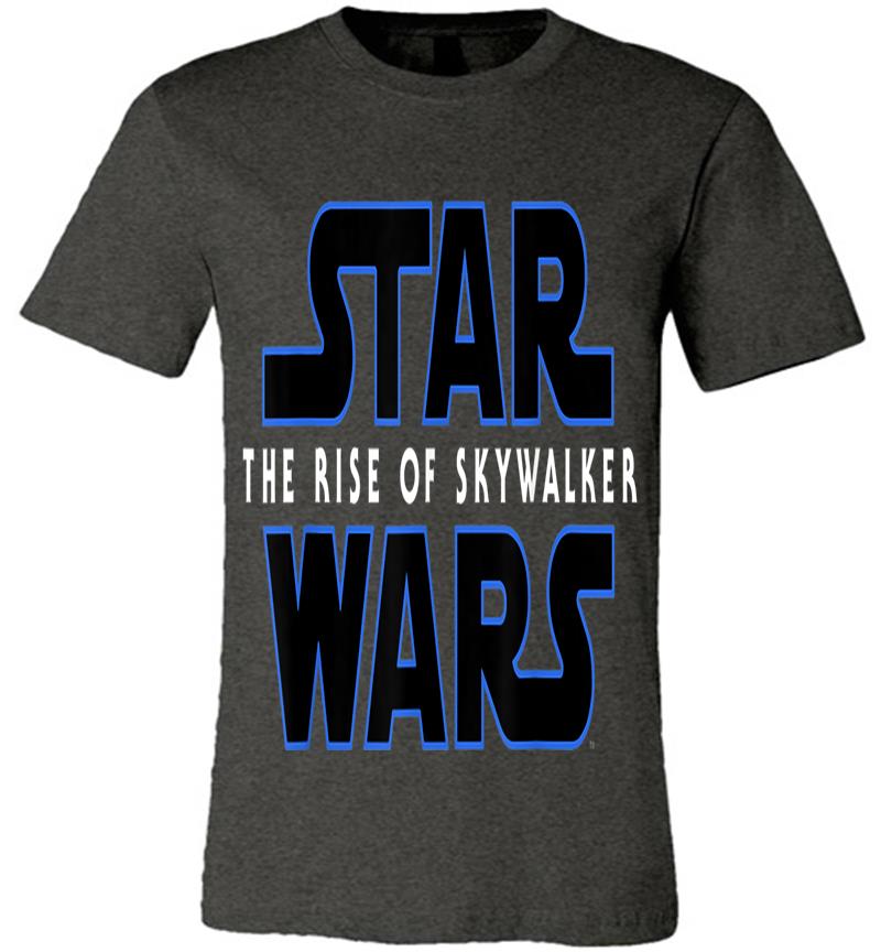 Inktee Store - Star Wars The Rise Of Skywalker Movie Logo Premium T-Shirt Image