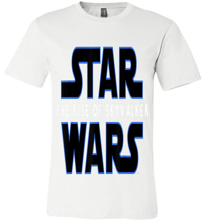 Inktee Store - Star Wars The Rise Of Skywalker Movie Logo Premium T-Shirt Image