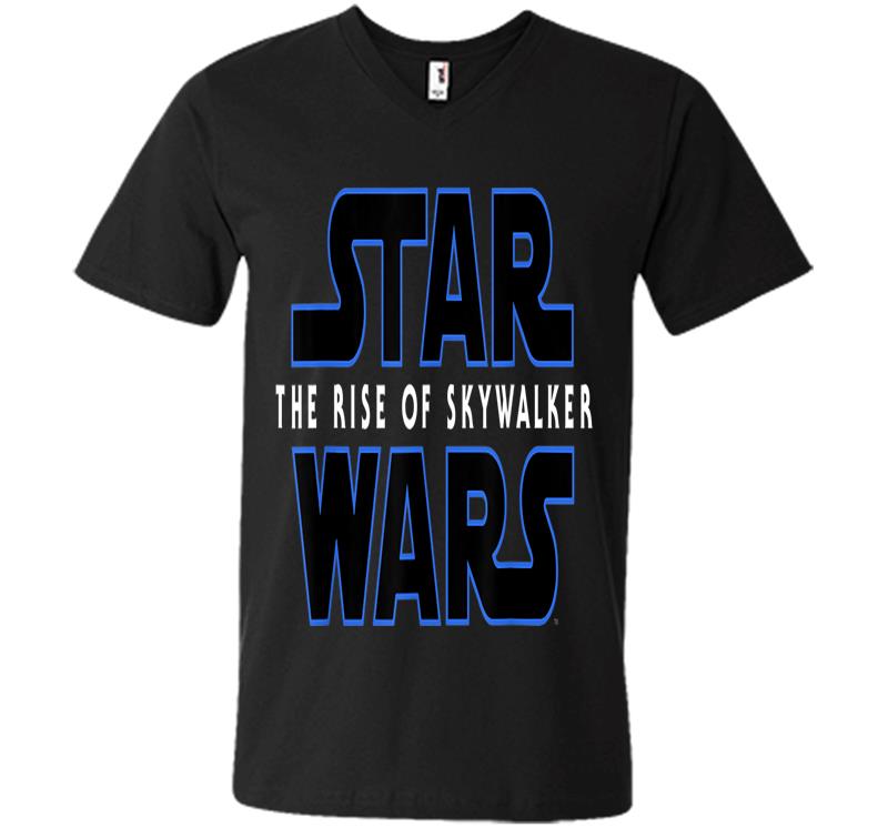 Star Wars The Rise Of Skywalker Movie Logo V-neck T-shirt