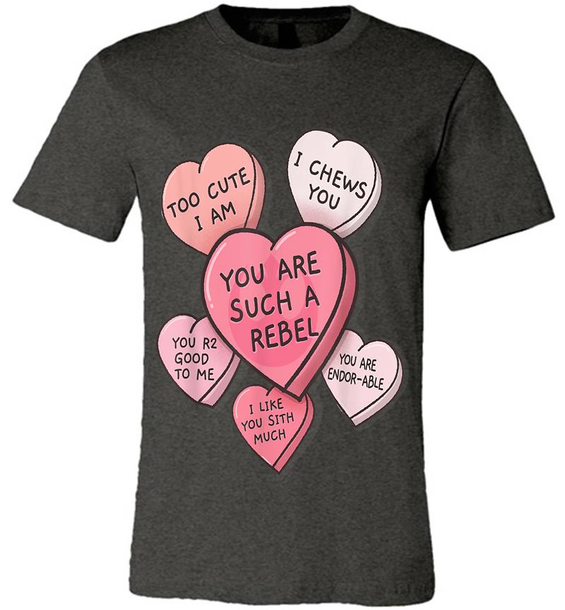 Inktee Store - Star Wars Valentine'S Day Candy Hearts Premium T-Shirt Image