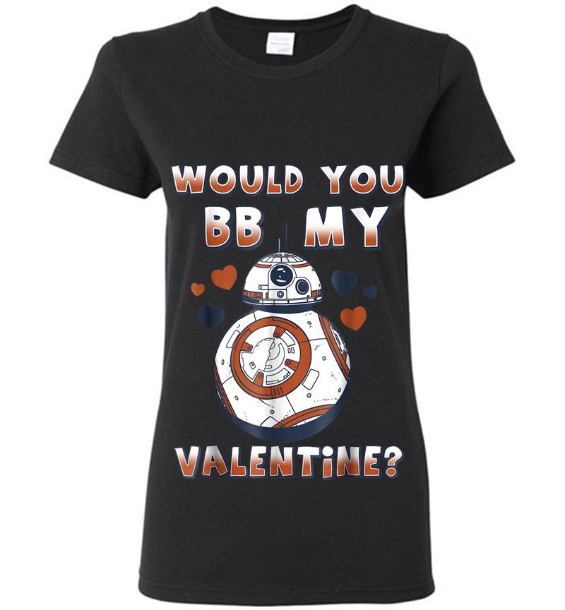 Star Wars Valentine'S Day Would You Bb Mine Graphic Womens T-Shirt