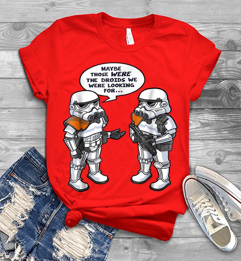 Inktee Store - Star Wars Wrong Droids Funny Comic Graphic Mens T-Shirt Image