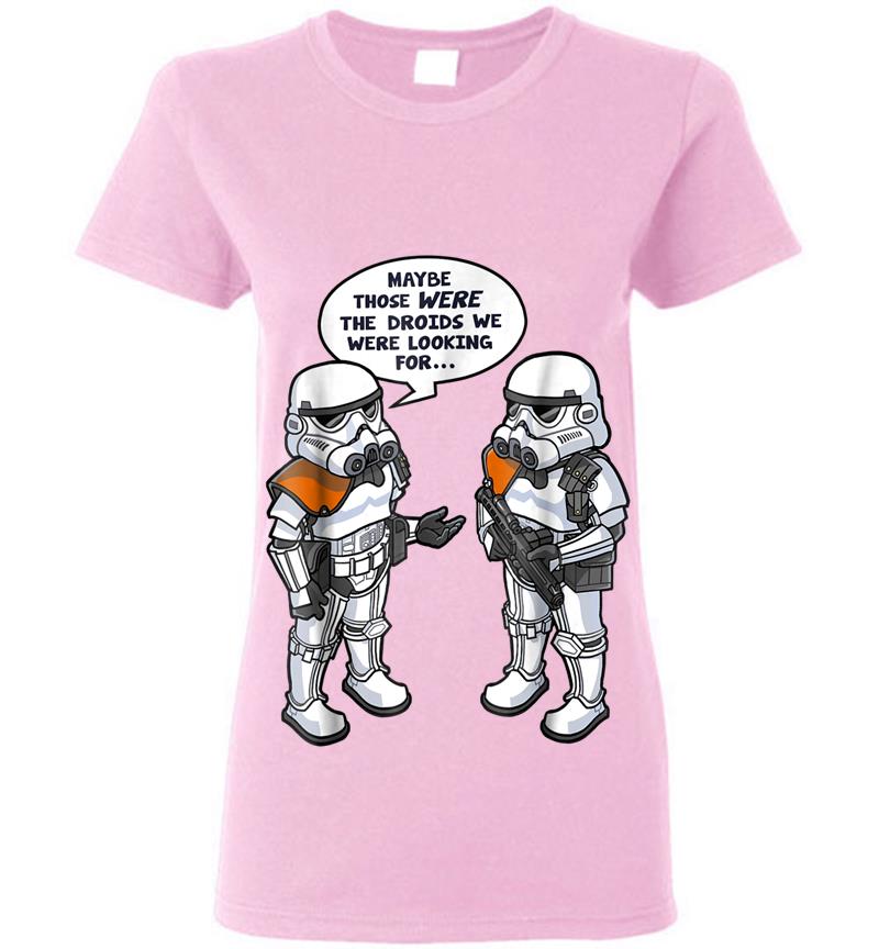 Inktee Store - Star Wars Wrong Droids Funny Comic Graphic Womens T-Shirt Image