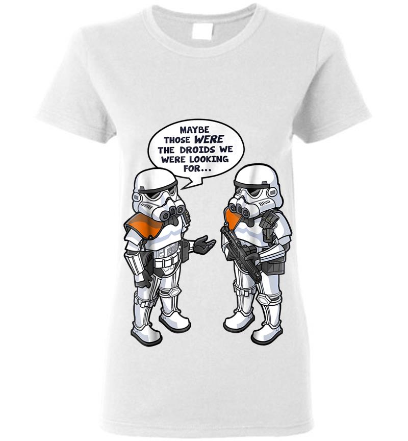 Inktee Store - Star Wars Wrong Droids Funny Comic Graphic Womens T-Shirt Image