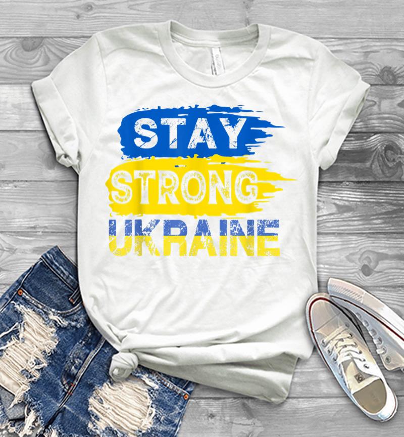 Inktee Store - Stay Strong Ukraine Support I Stand With Ukraine Men T-Shirt Image