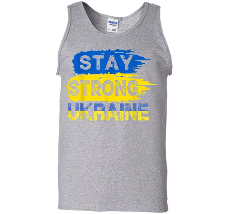 Inktee Store - Stay Strong Ukraine Support I Stand With Ukraine Men Tank Top Image