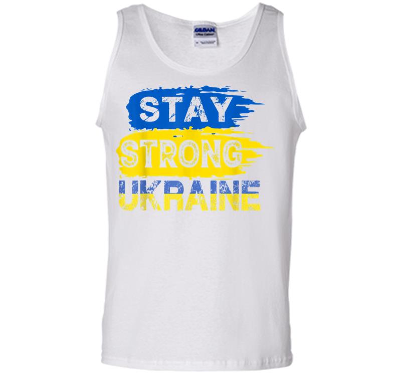 Inktee Store - Stay Strong Ukraine Support I Stand With Ukraine Men Tank Top Image