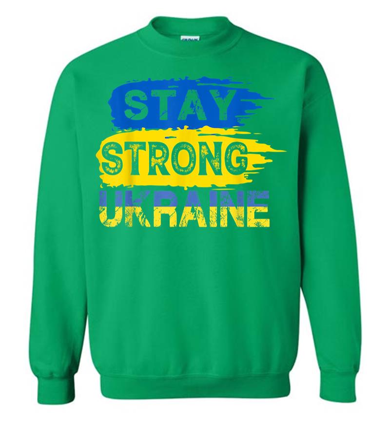 Inktee Store - Stay Strong Ukraine Support I Stand With Ukraine Sweatshirt Image
