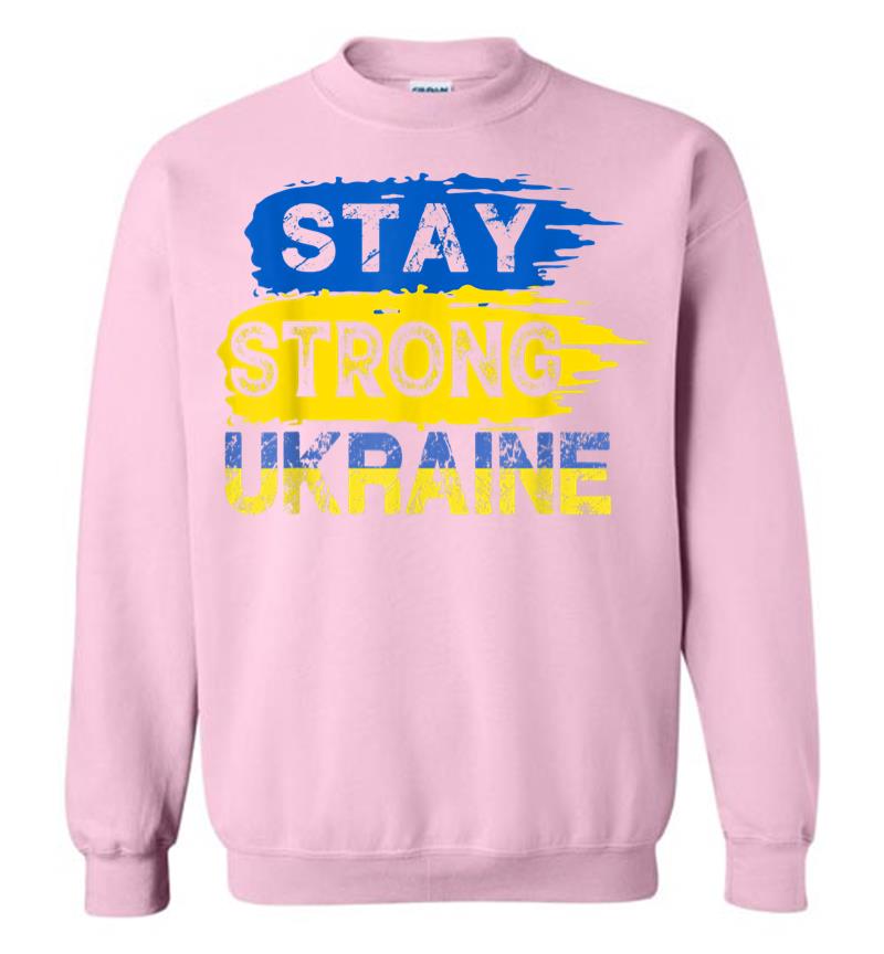 Inktee Store - Stay Strong Ukraine Support I Stand With Ukraine Sweatshirt Image