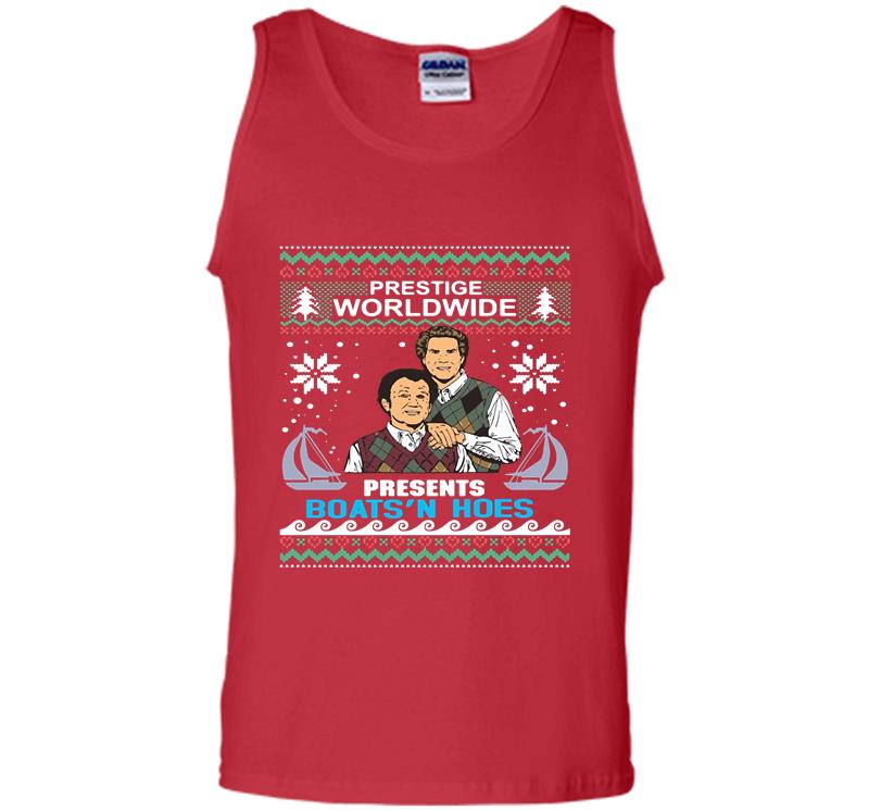 Inktee Store - Step Brothers Prestige Worldwide Presents Boats’n Hoes Mens Tank Top Image