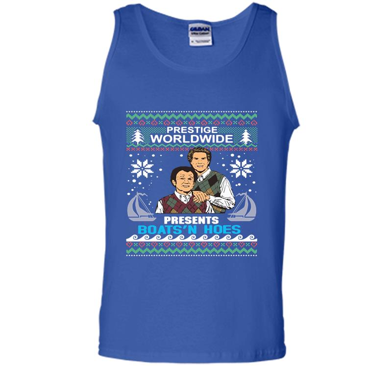 Inktee Store - Step Brothers Prestige Worldwide Presents Boats’n Hoes Mens Tank Top Image
