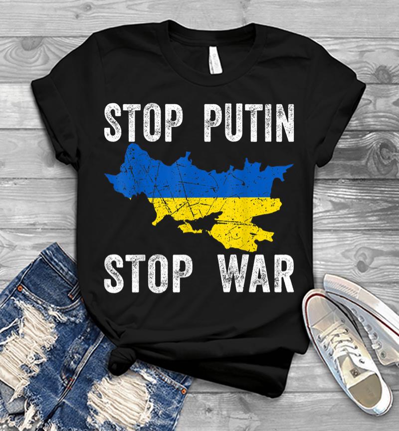 Stop Killing Stop Russia Stop The War In Ukraine Men T-shirt