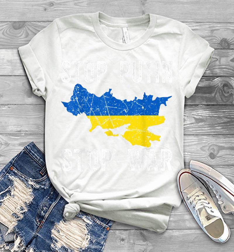 Inktee Store - Stop Killing Stop Russia Stop The War In Ukraine Men T-Shirt Image
