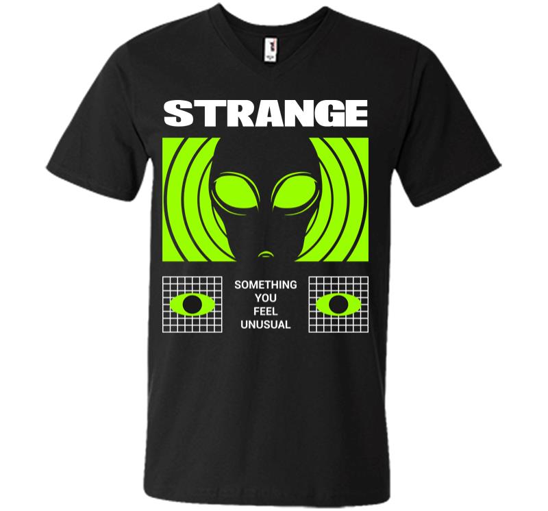 Strange V-neck T-shirt