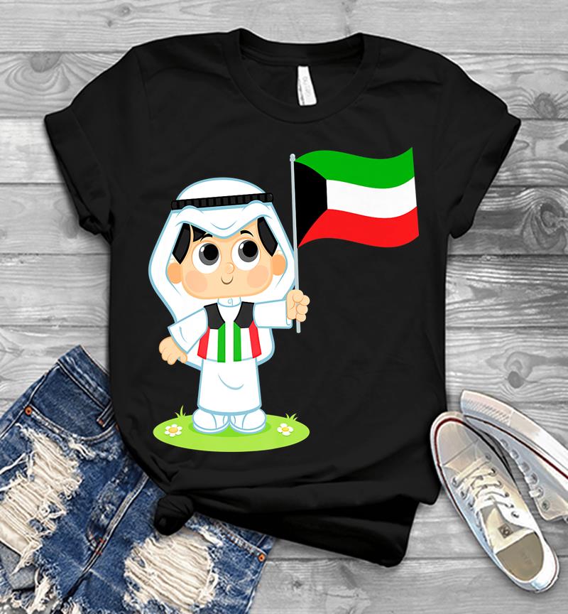 Stylish Design With Kuwaiti Kid In Official Wear Premium Mens T-shirt