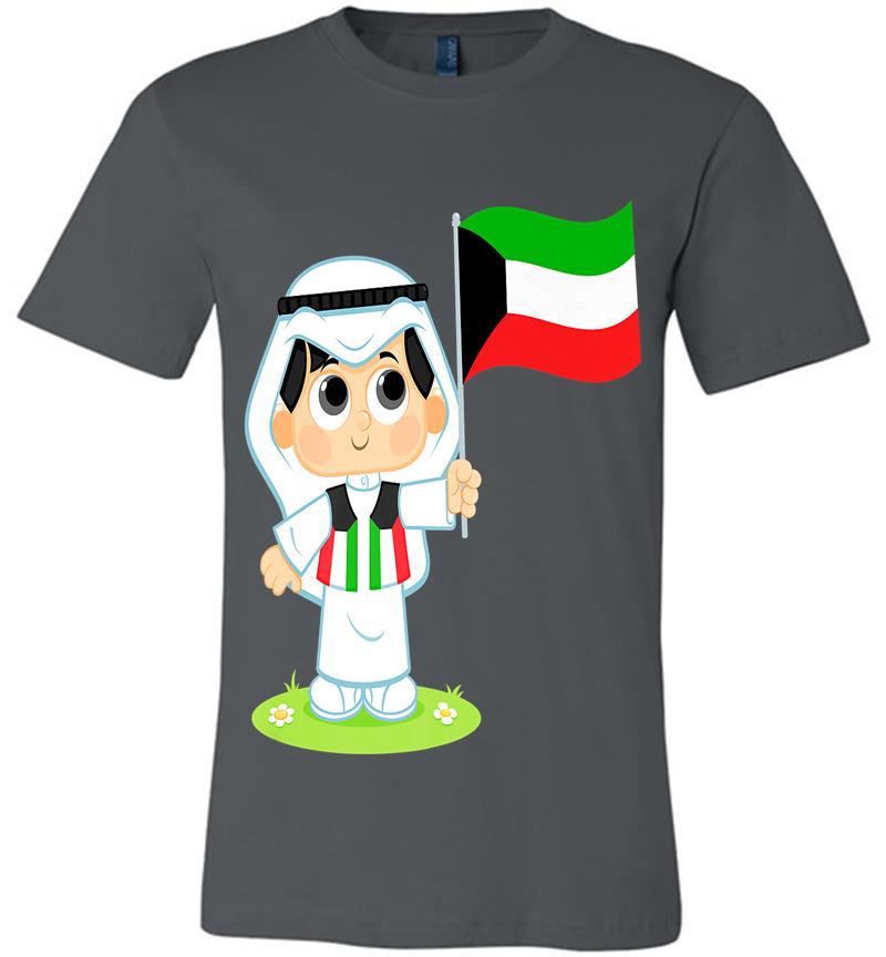 Stylish Design With Kuwaiti Kid In Official Wear Premium Premium T-Shirt