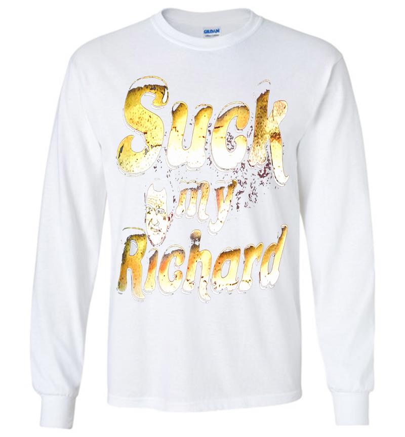 Inktee Store - Suck My Richard Special Version Long Sleeve T-Shirt Image