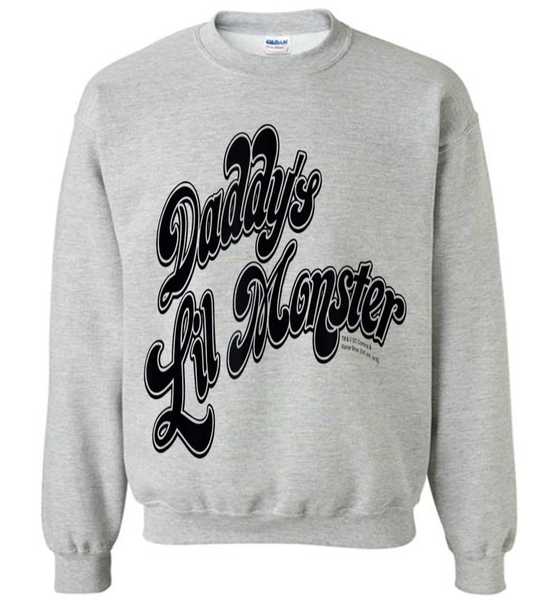 Inktee Store - Suicide Squad Daddys Lil' Monster Sweatshirt Image