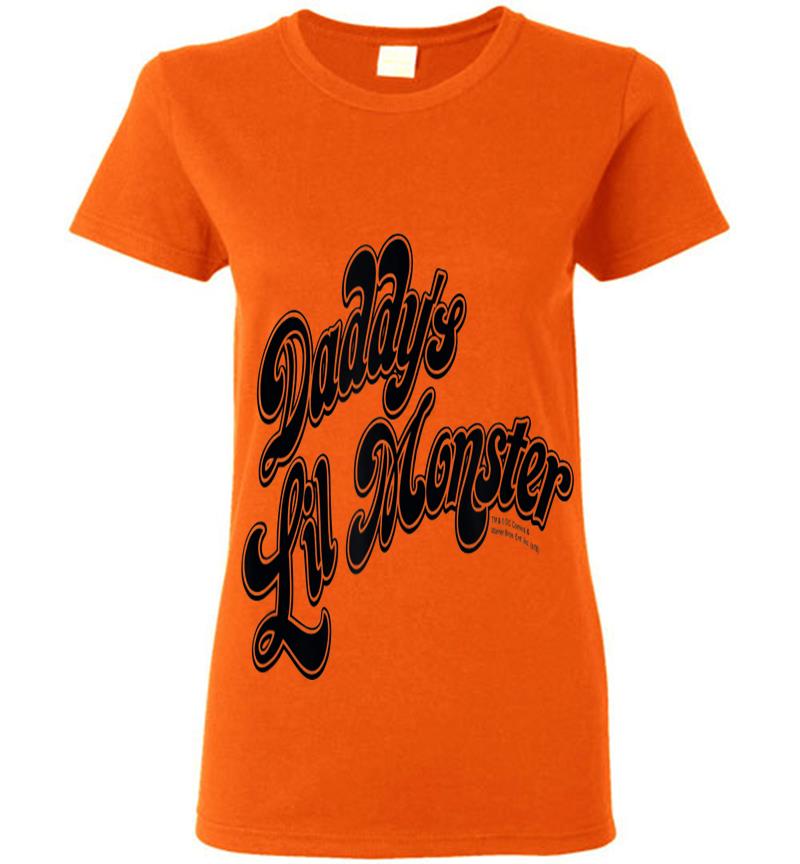 Inktee Store - Suicide Squad Daddys Lil' Monster Womens T-Shirt Image