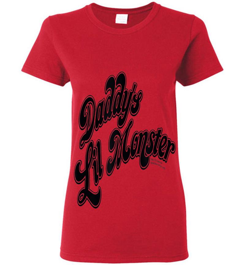 Inktee Store - Suicide Squad Daddys Lil' Monster Womens T-Shirt Image
