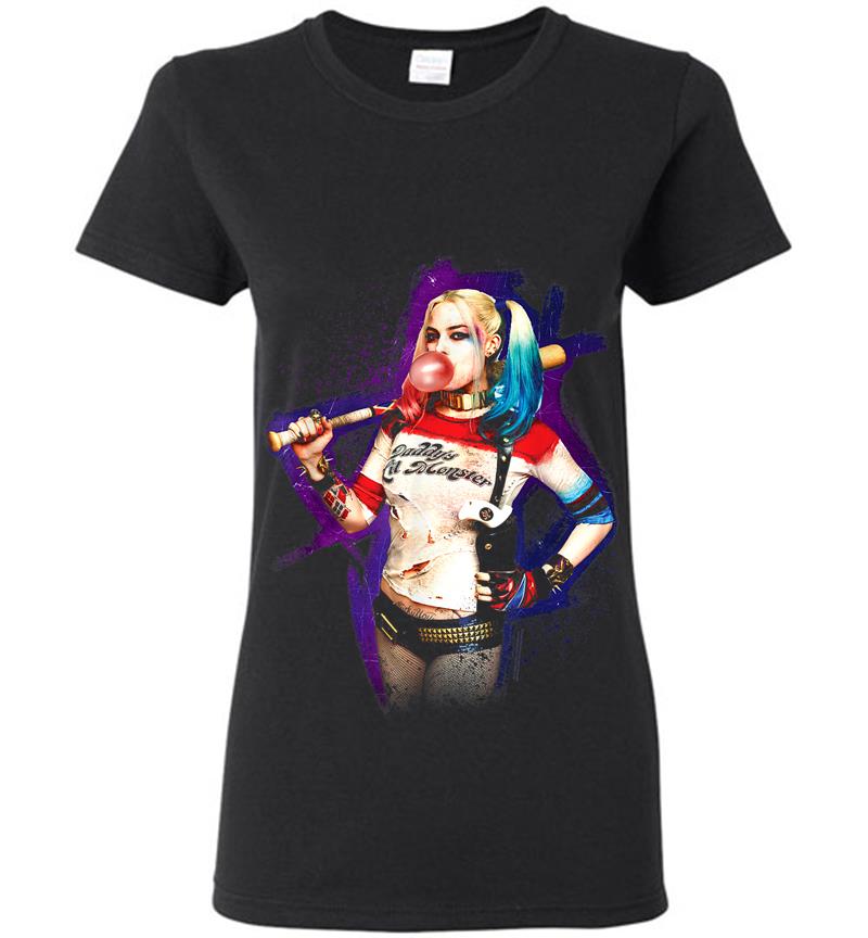 Suicide Squad Harley Quinn Bubble Womens T-Shirt