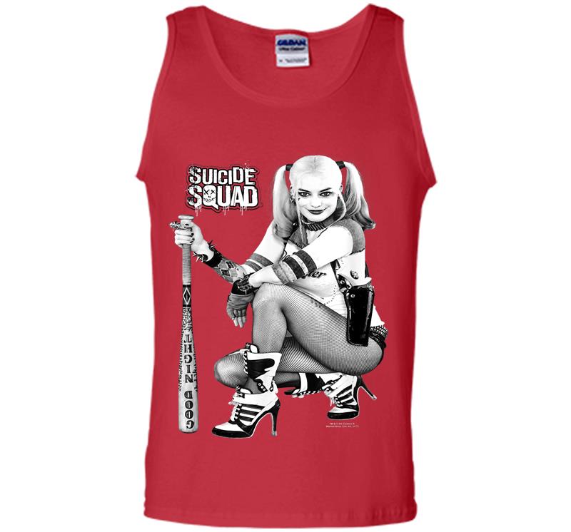 Inktee Store - Suicide Squad Harley Quinn Kneel Mens Tank Top Image