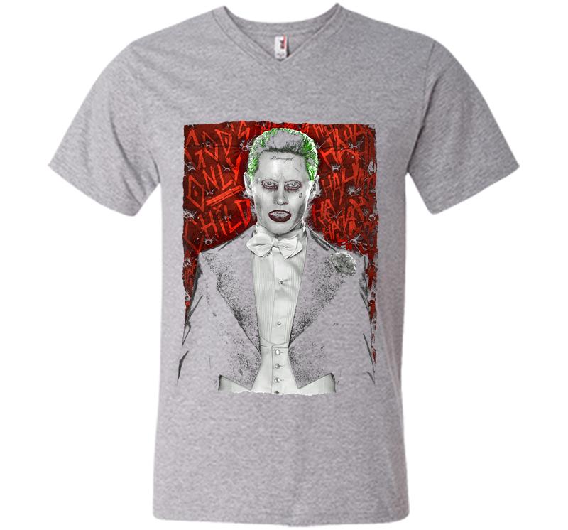 Inktee Store - Suicide Squad Joker Dressed To Kill V-Neck T-Shirt Image