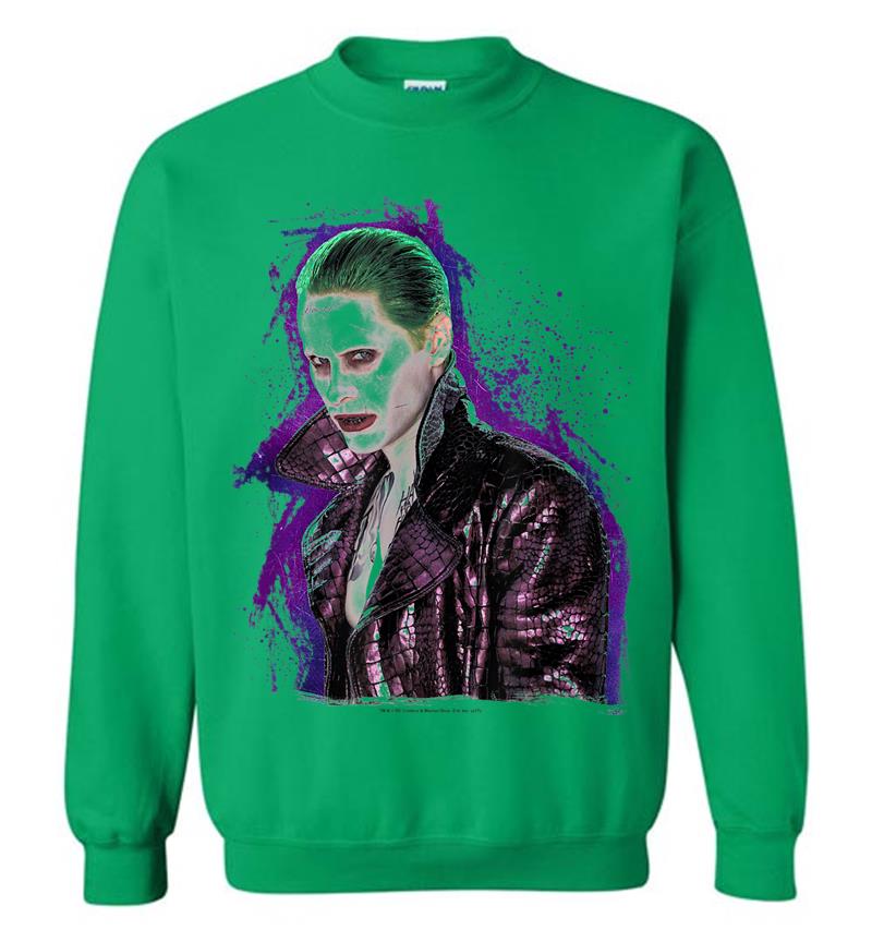 Inktee Store - Suicide Squad Joker Stare Sweatshirt Image