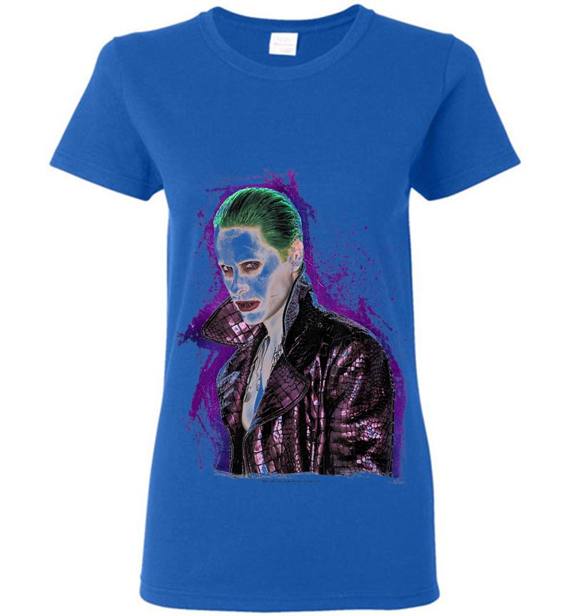 Inktee Store - Suicide Squad Joker Stare Womens T-Shirt Image