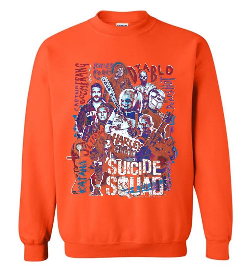 Inktee Store - Suicide Squad The Squad Sweatshirt Image