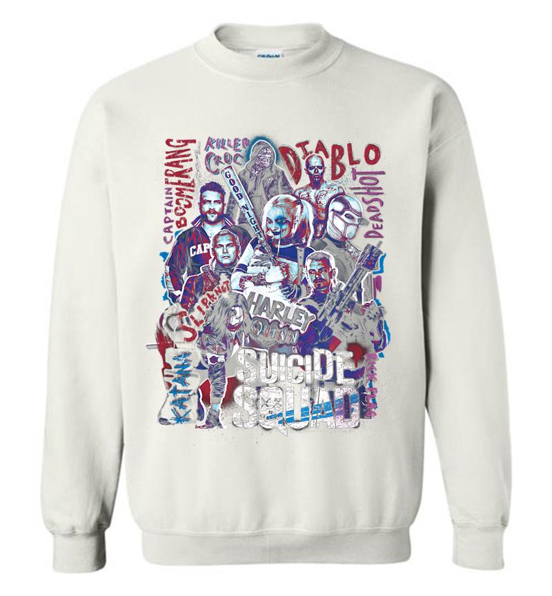Inktee Store - Suicide Squad The Squad Sweatshirt Image