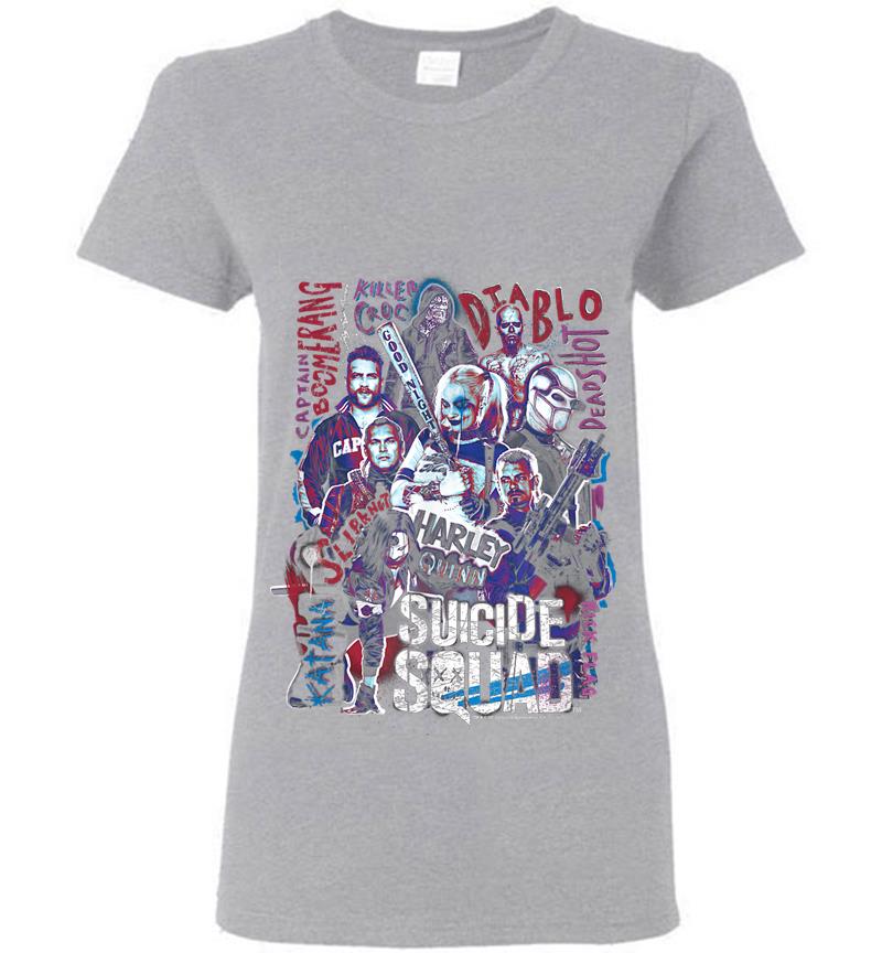Inktee Store - Suicide Squad The Squad Womens T-Shirt Image