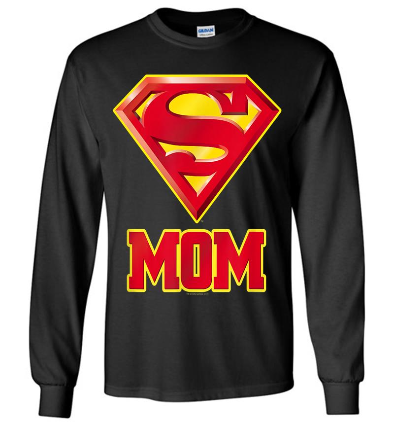 Superman Super Mom Long Sleeve T-shirt