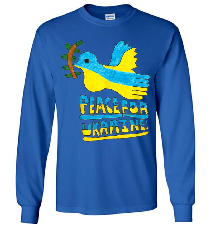 Inktee Store - Support Ukraine I Stand With Ukraine Flag Free Ukraine (1) Long Sleeve T-Shirt Image