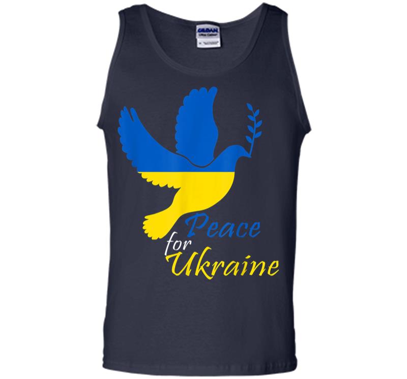 Inktee Store - Support Ukraine I Stand With Ukraine Flag Free Ukraine Men Tank Top Image