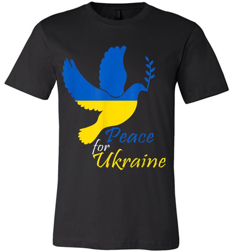 Support Ukraine I Stand With Ukraine Flag Free Ukraine Premium T-Shirt