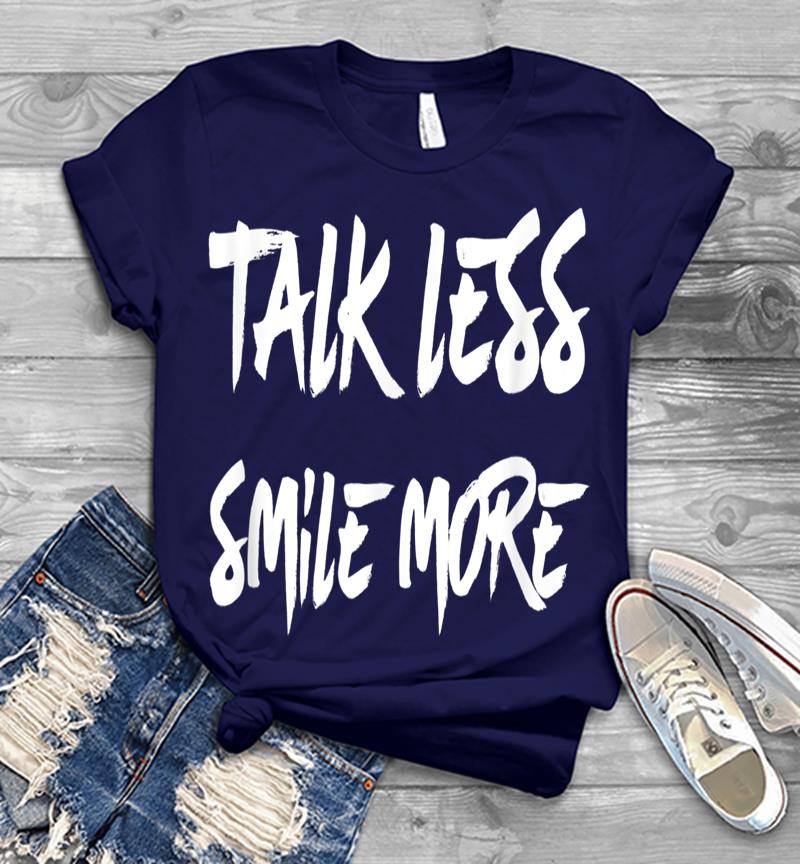 Inktee Store - Talk Less Smile More Historic Hamilton Quote Mens T-Shirt Image